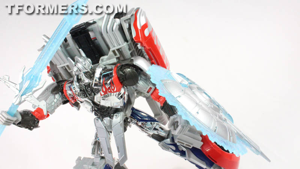 Silver Knight Optimus Prime Target Exclusive Leader Class Transformers 4 Age Of Extinction Movie Toy  (22 of 38)
